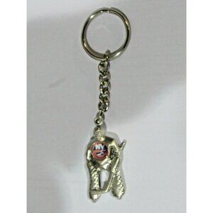 NHL New York Islanders Hockey Player Key Chain Logo on Chest